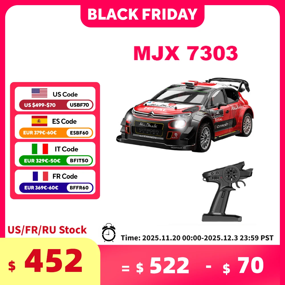 

RC Cars MJX 7303 1/7 2.4G Radio-controlled Vehicle Brushless High-Speed Off-Road Vehicle Rc Model Boy Toy