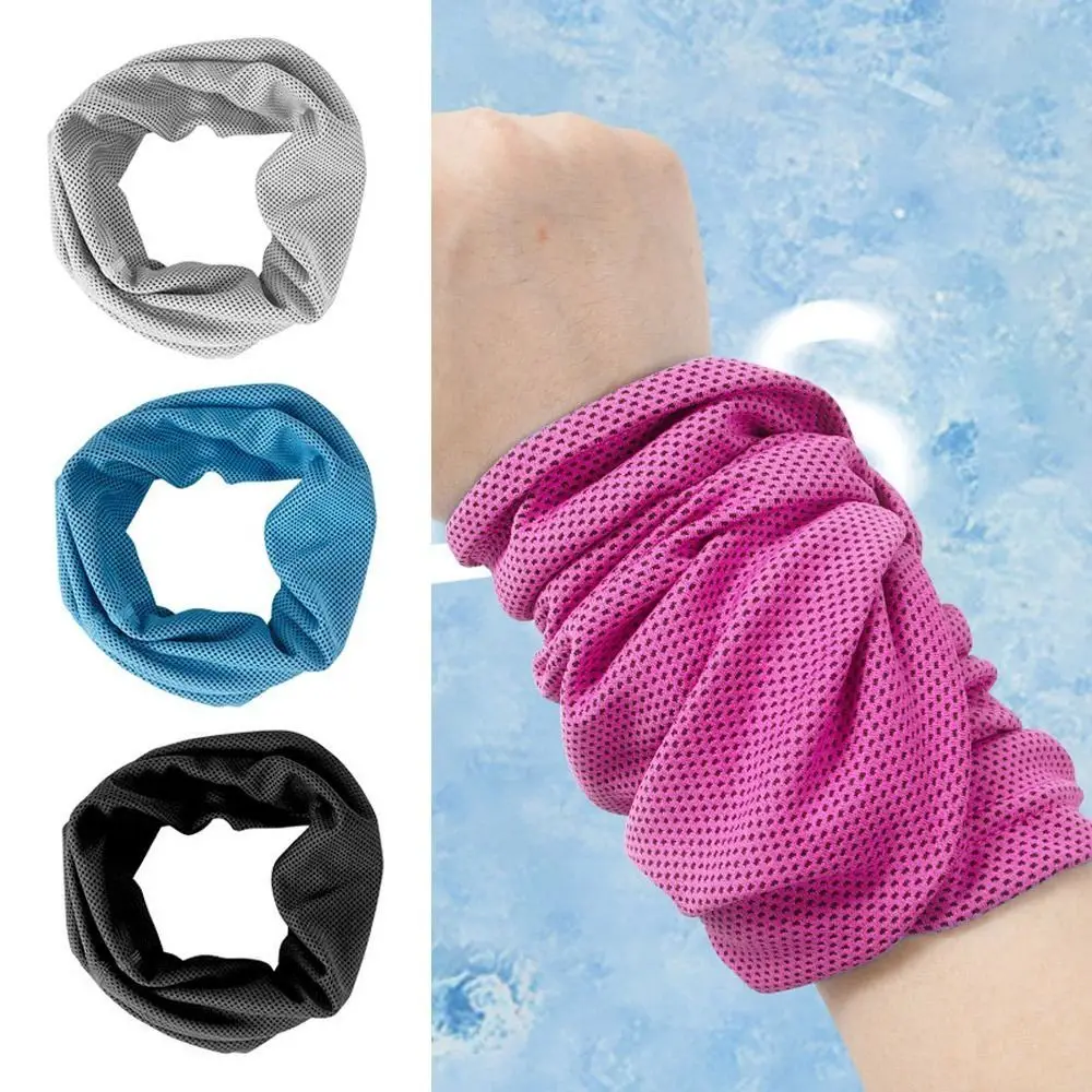 Portable Polyester Fiber Sports Wrist Sweat Towel Sweat Absorption wrist wipe Sweatband Wrist Protector Fitness Camping Running