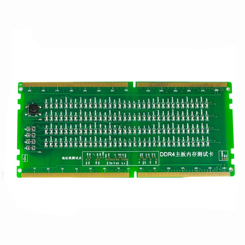 Imagem -03 - Cartão de Teste Ram Slot de Memória para Fora Led Desktop Placa-mãe Reparação Analisador Testador Ddr4