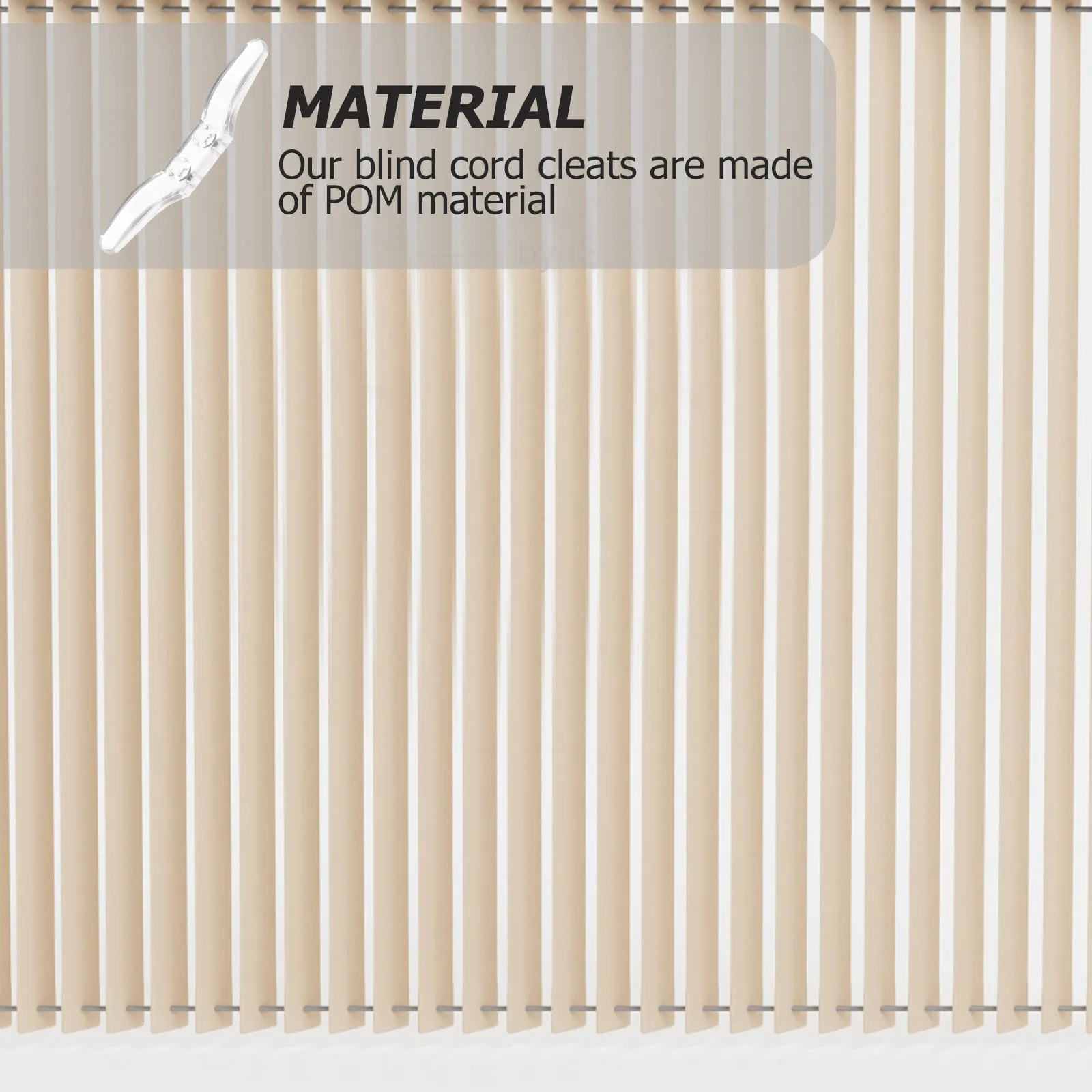 4 set Window Blind Rope Cleat Clear Safety Retainer For Roller Bamboo Vertical Roman Shades Cord Holder Fixing Clip