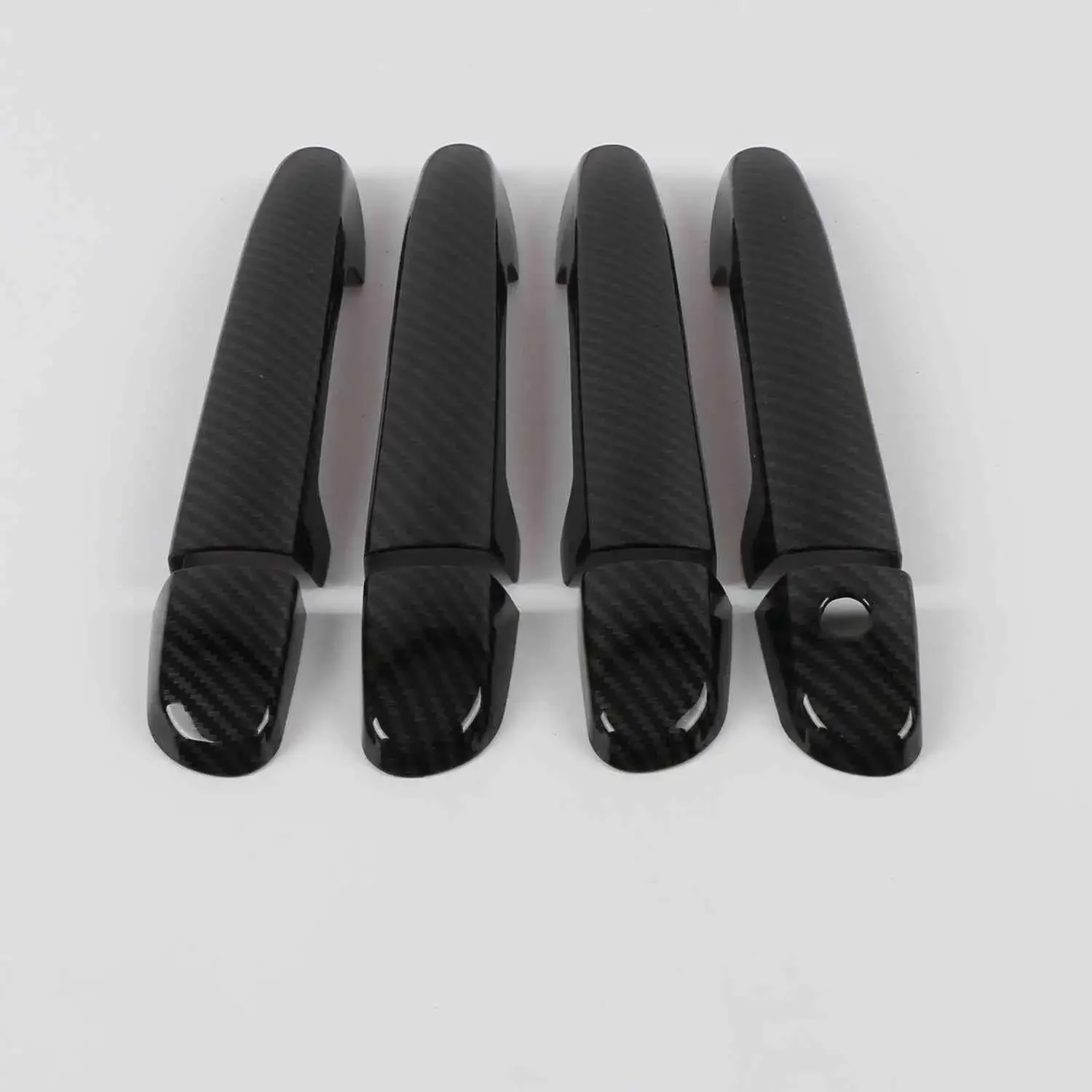 

Outer Door Handle Side Lid Cover Trim For Mazda 3/6/CX-5 Sedan 4-Door ABS Carbon Fiber 8pcs