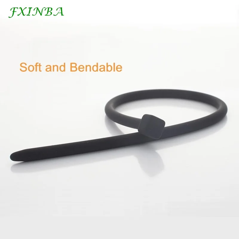 FXINBA Smooth Silicone Urethral Catheter Dilator Sounding Penis Plug Insert Urethra Catheters Sex Toys For Men Gay Stimulator