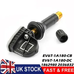 1PC Vehicle TPMS Tyre Pressure Sensor For Ford Focus Fiesta B-Max C-Max Kuga 1862980 2036832 EV6T-1A180-CB EV6T-1A180-DB