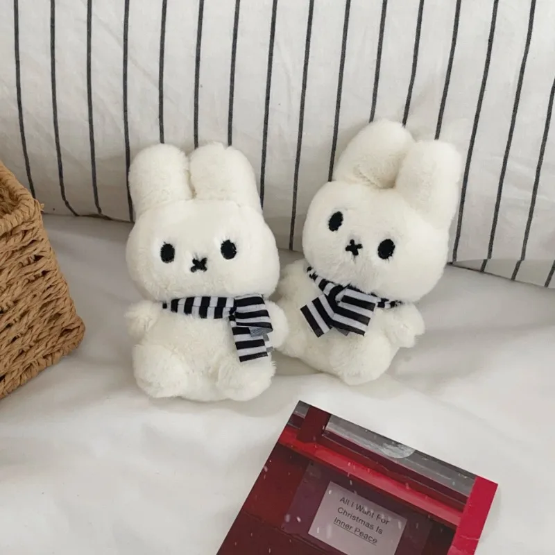 Simpatici pendenti in peluche di coniglio Miffy, mini bambole di cartone animato, zaini scolastici, borse, pendenti, portachiavi, regali per coppie