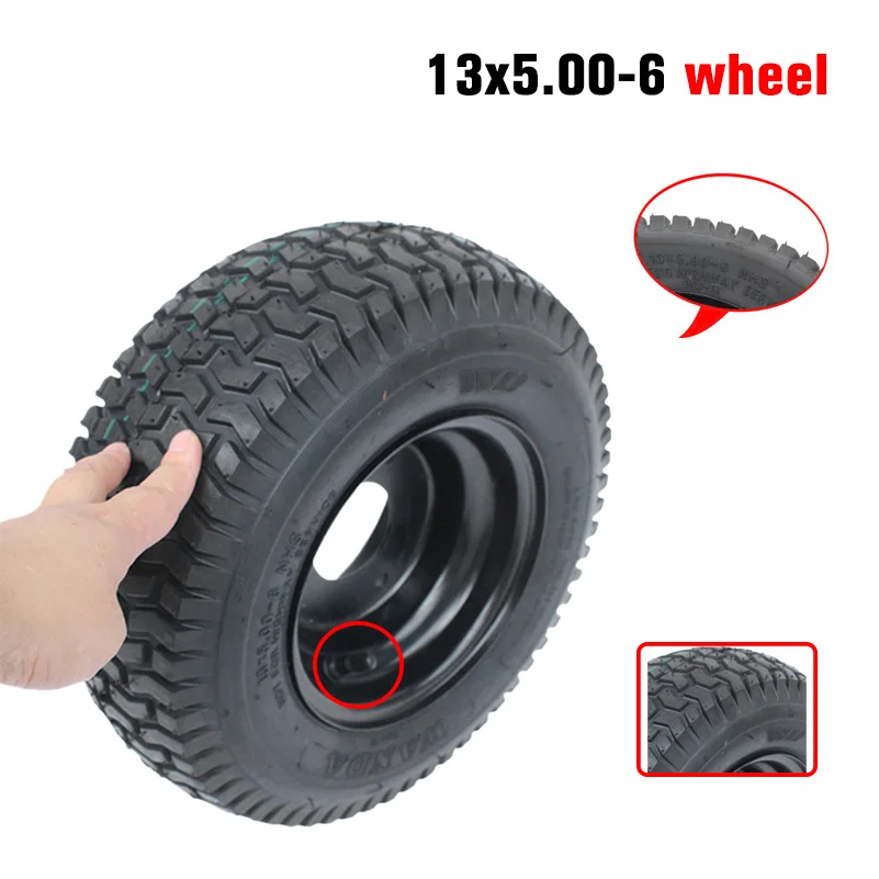 

13x5.00-6 внедорожные колеса с 3-мя отверстиями черного цвета для велосипеда ATV QUAD, высококачественные детали для мотоциклов