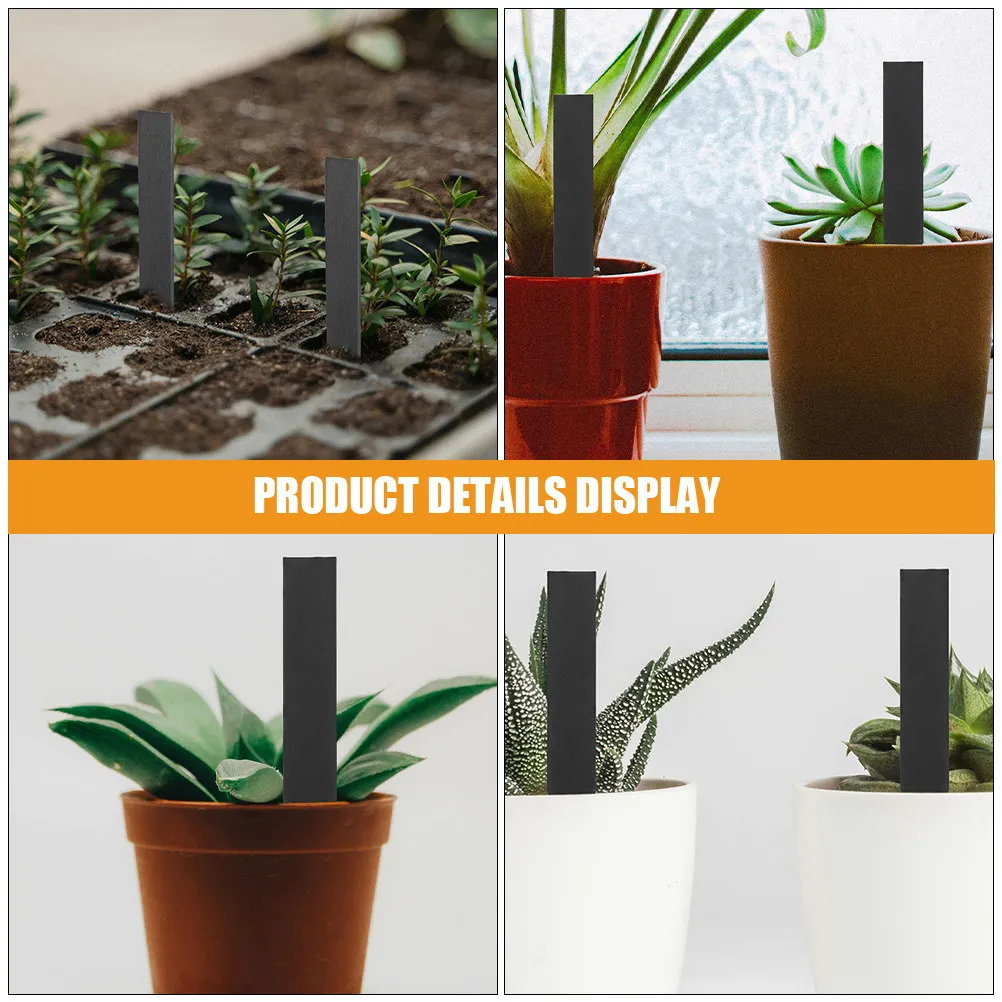 6Pcs Slate Plant Labels Garden Markers Weatherproof Reusable Decorative Garden Stakes for Flowers Vegetables Herbs Indoor