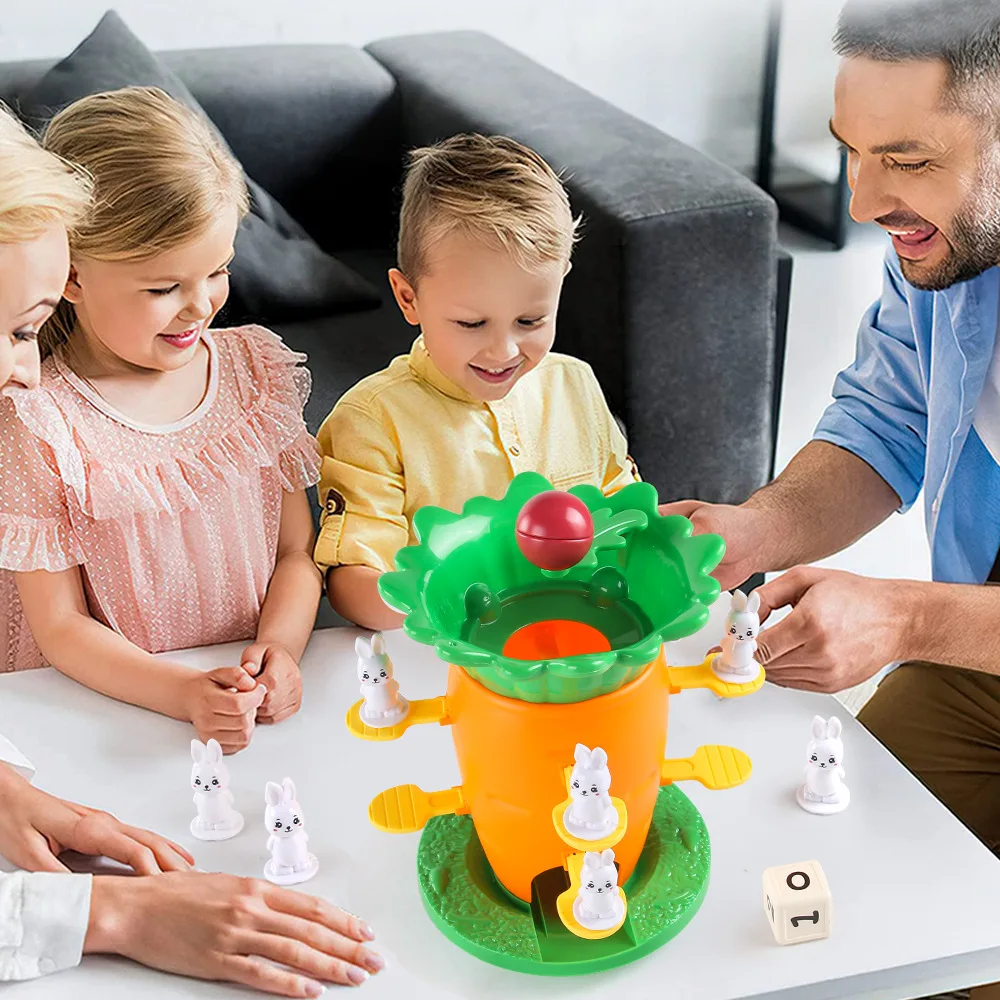Carrot Balance Tower Toys Multiplayer Tabletop Strategy Game Parent-child Interaction Party Battle Childrenp Puzzle Set Toy Gift