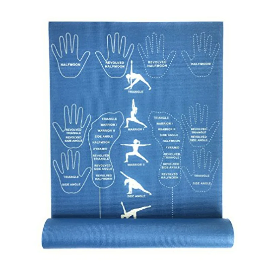 

Обучающий и тренировочный коврик для йоги и фитнеса с нескользящей поверхностью из натурального каучука, цвета землистых тонов, экологичный и прочный.