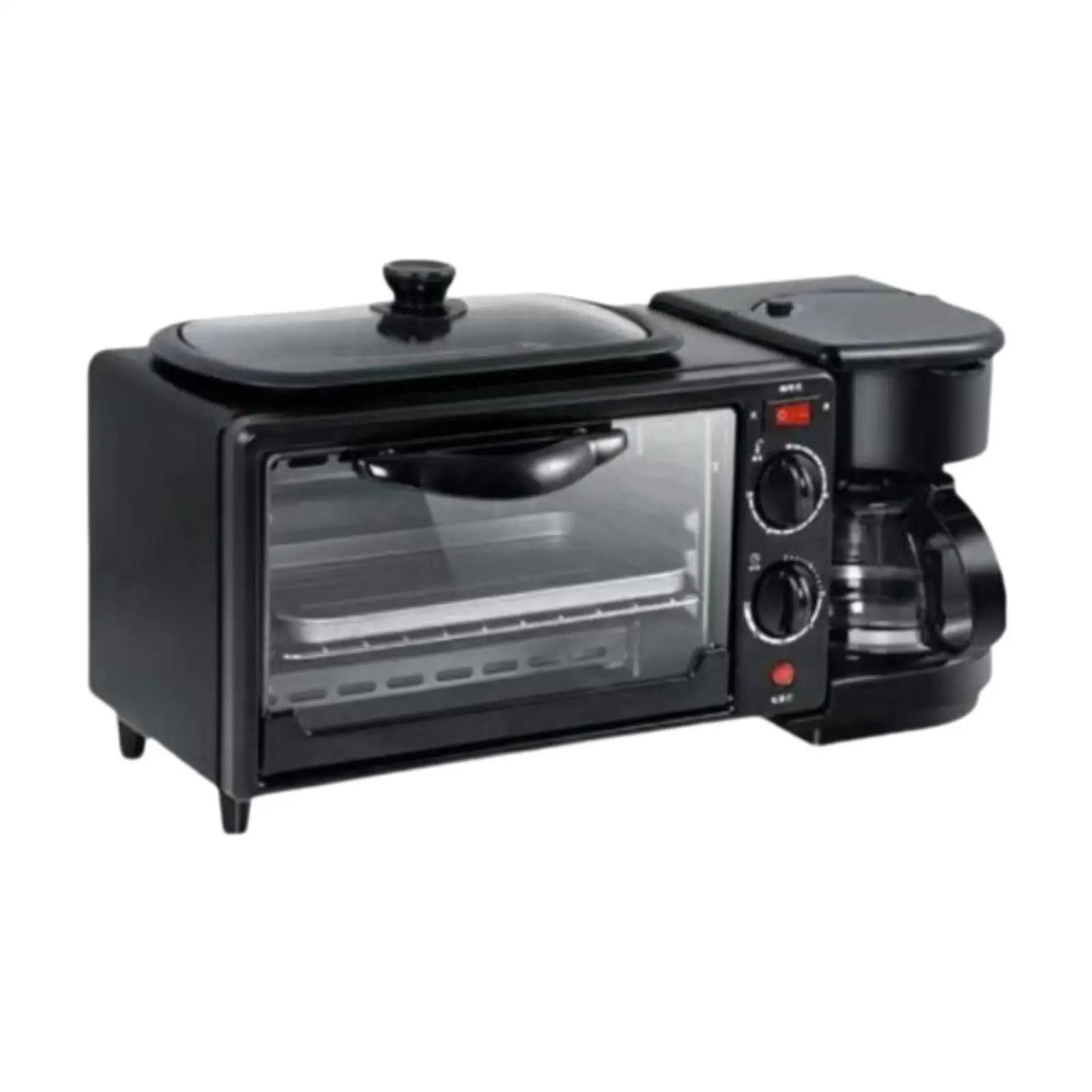 เตาอบเครื่องชงกาแฟพร้อมเครื่องชงกาแฟแบบมัลติฟังก์ชันเตาอบที่สะดวก