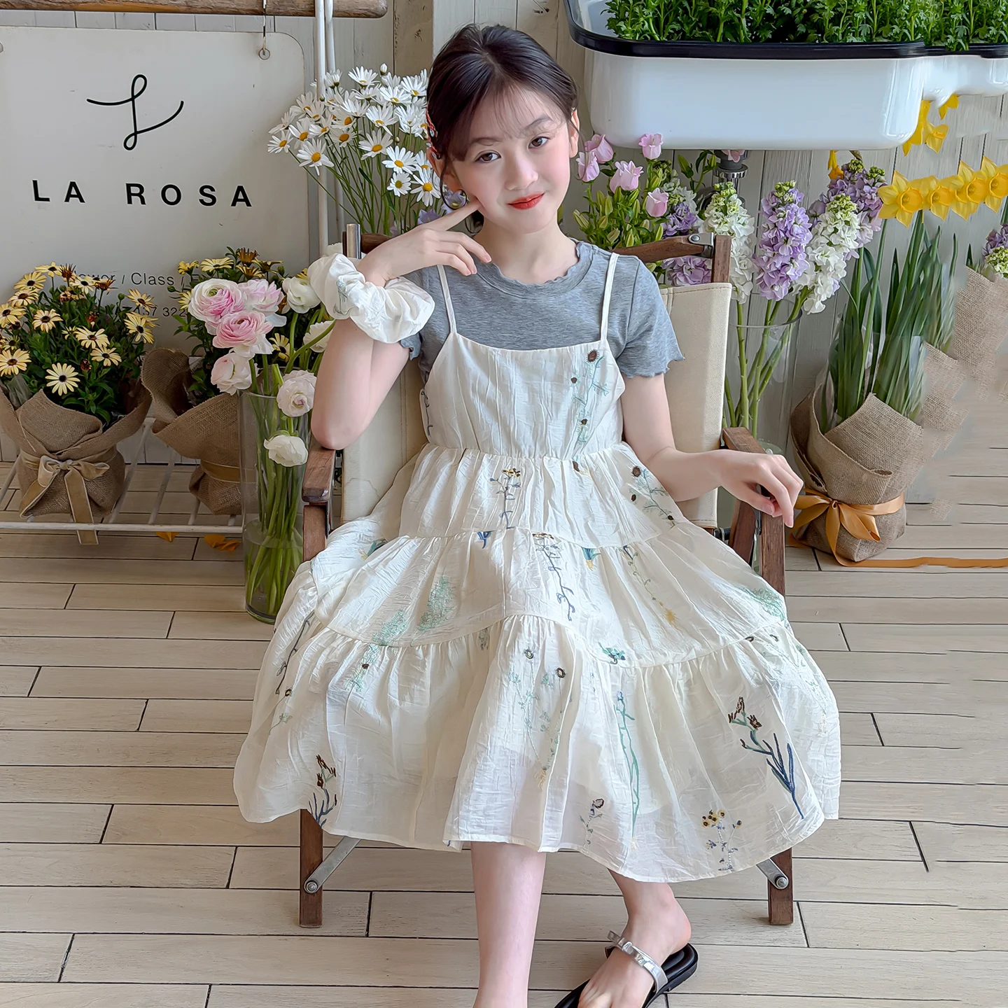 Girls Dresses Sweater Dress Set Girls Winter Outfits Teens Kids Lolita Dress Princess Children Costumes Christmas New Year Gifts