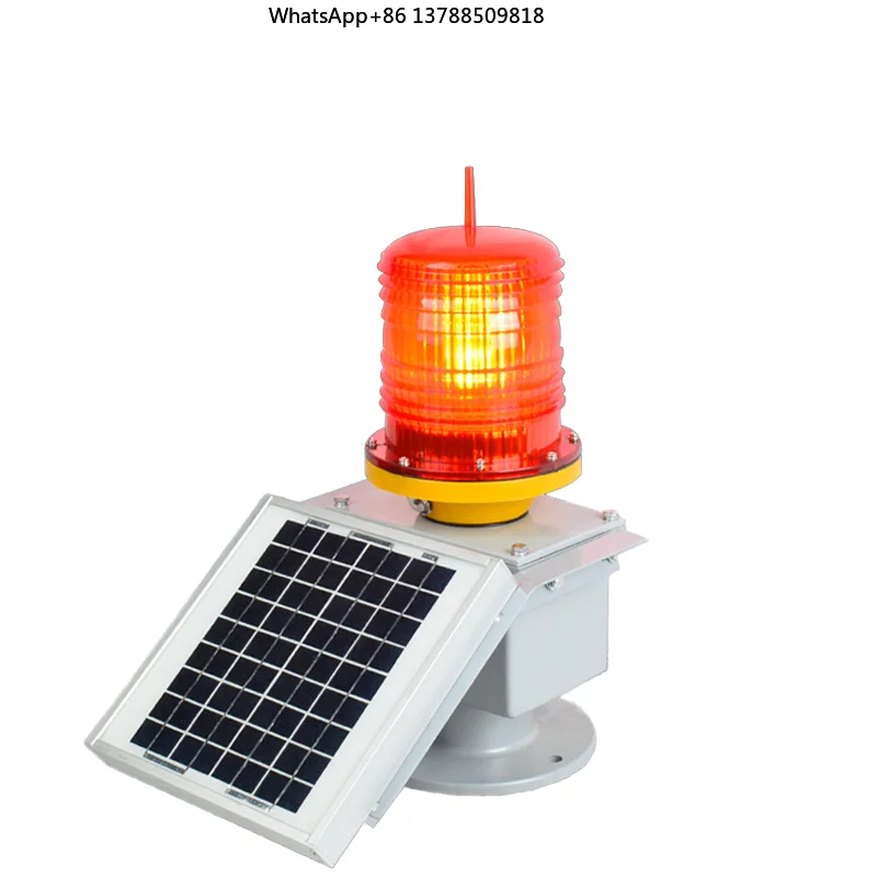 15W 20W Red LED Low Intensity Intelligent LED Lamp Solar Aviation Obstruction Light