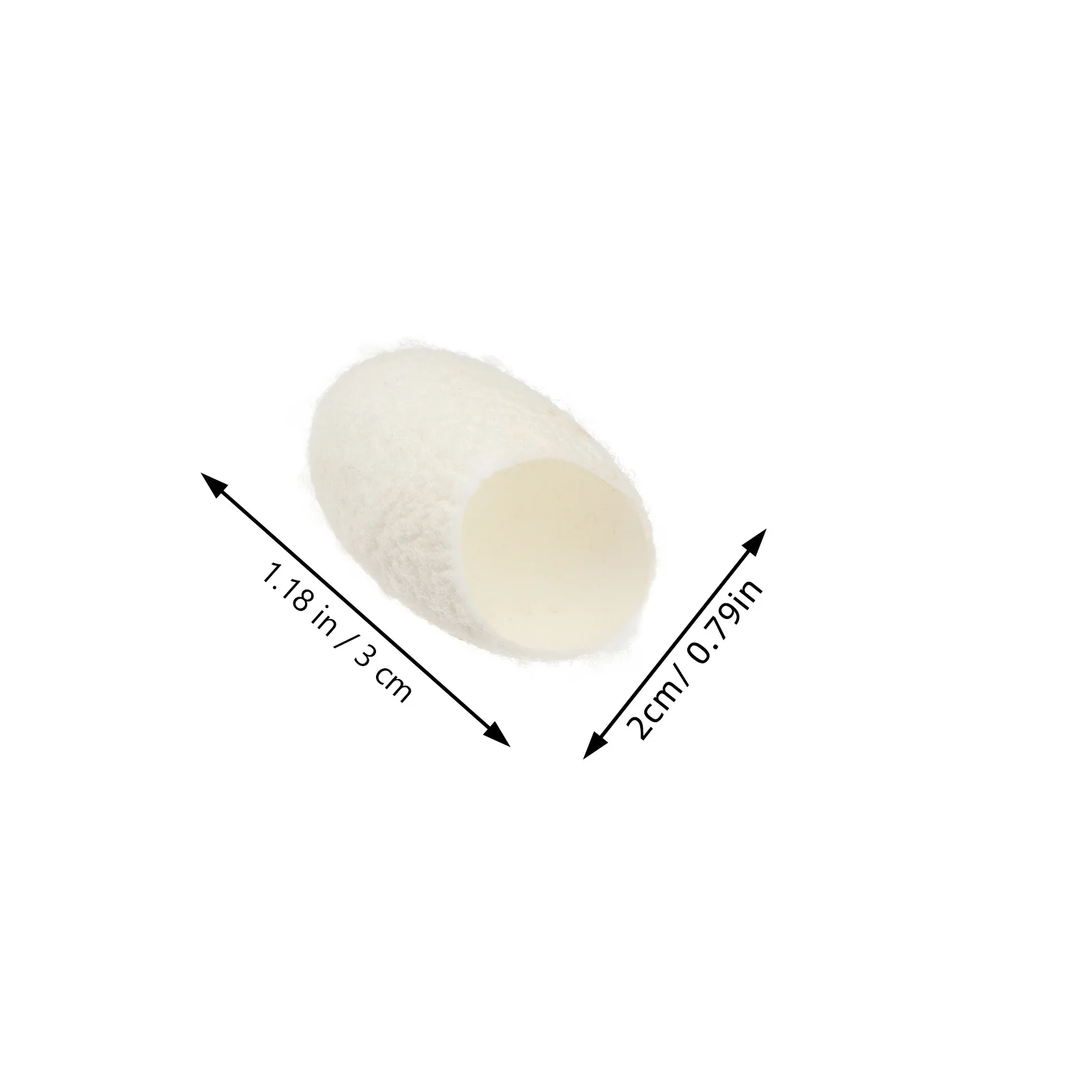 Boules de nettoyage du visage en ver à soie naturelle, 100 pièces, exfoliant organique, dissolvant de points noirs, soins pour la peau, blanchiment, nettoyant pour pores en profondeur