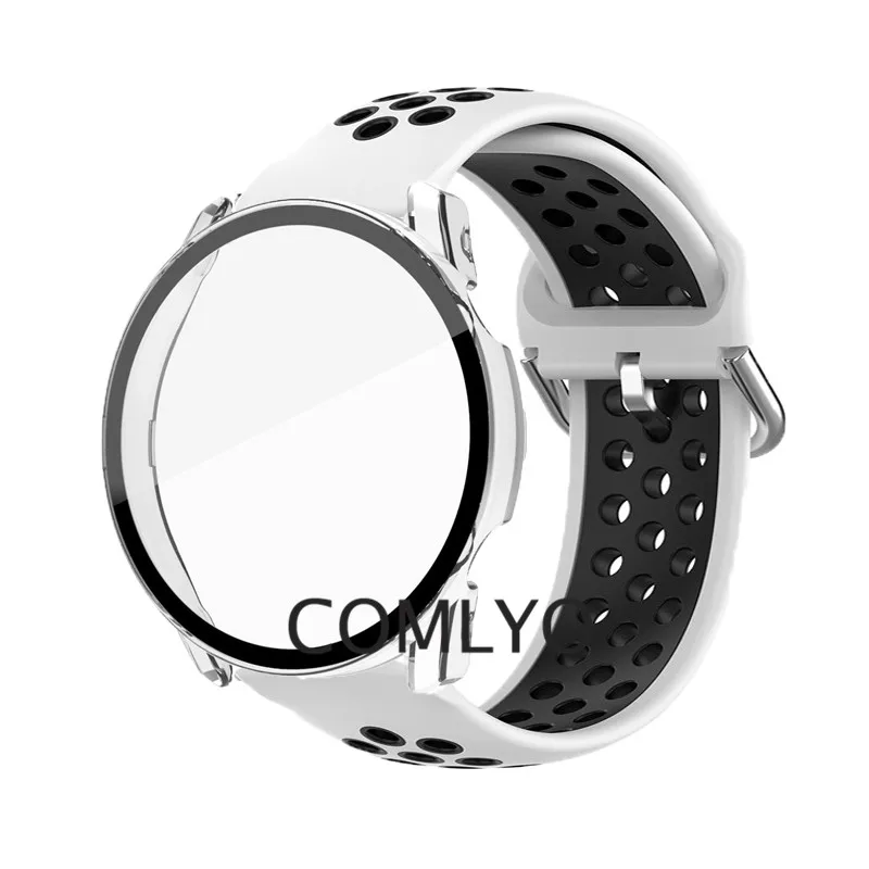 For Amazfit balance Case PC+Tempered Glass Screen Protector Full Cover Bumper Shell Cases Silicone Soft GTR4 Strap Bracelet Band