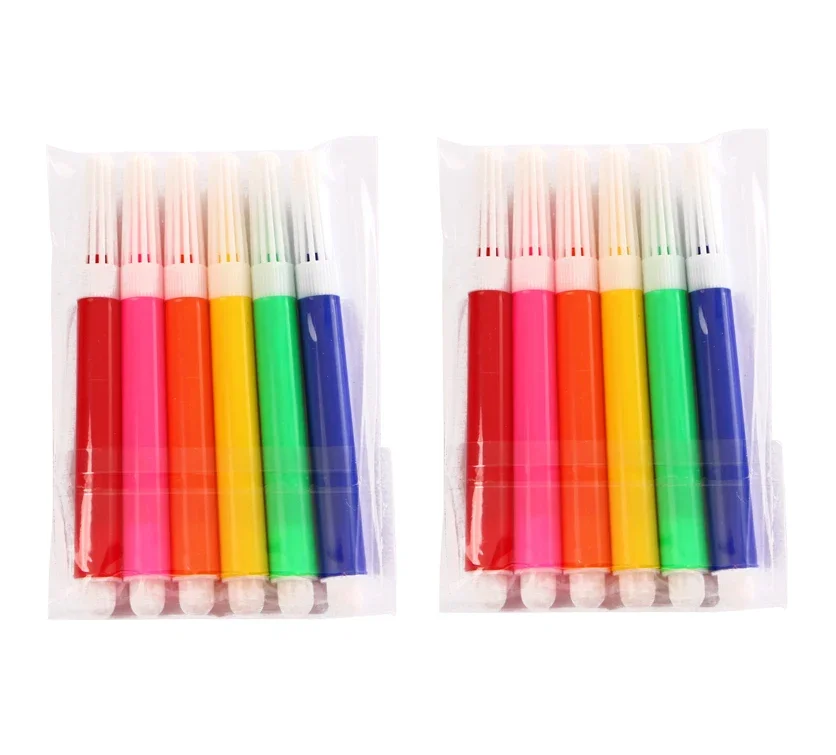 5 conjuntos diy graffiti saco com marcadores pintura artesanal saco não tecido para crianças artes artesanato cor enchimento desenho sacos brinquedo