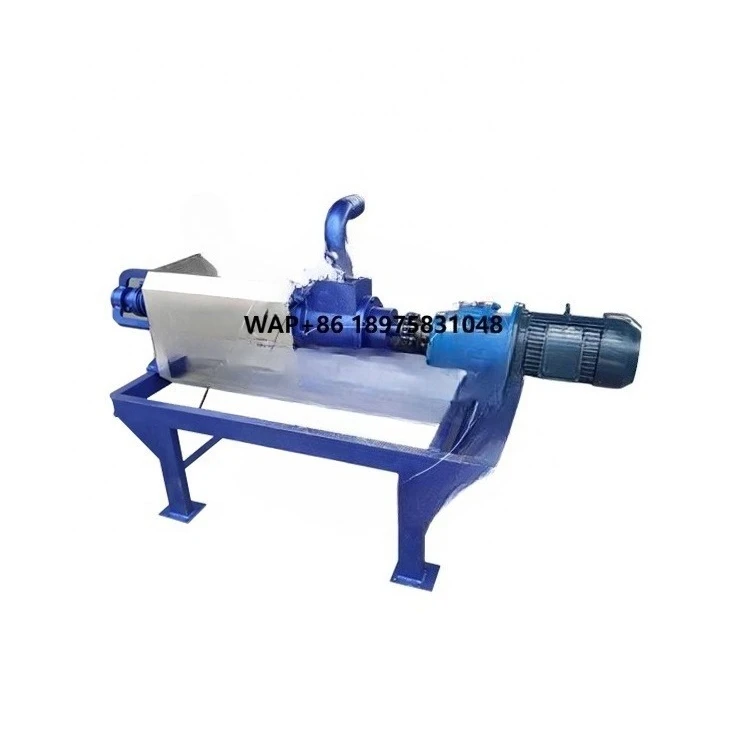 Solod-Liquid Separator Livestock Treatment Animal Manure Dispose Equipment Screw Press Extrusion Separator
