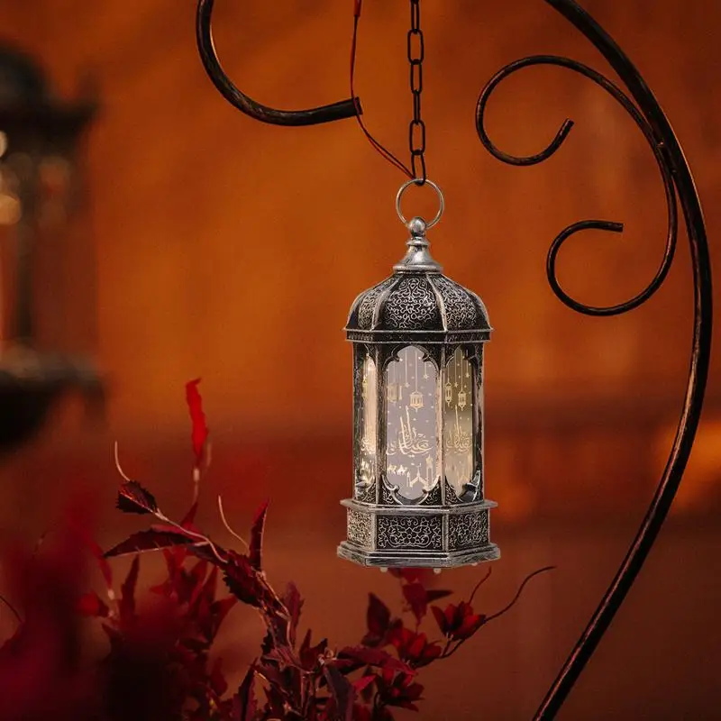 Eid Lantern LED Light Decor Eid Night Light Table Lanterns Party Decorations LED Lanterns Night Light For Kareem Party Desktop image 4