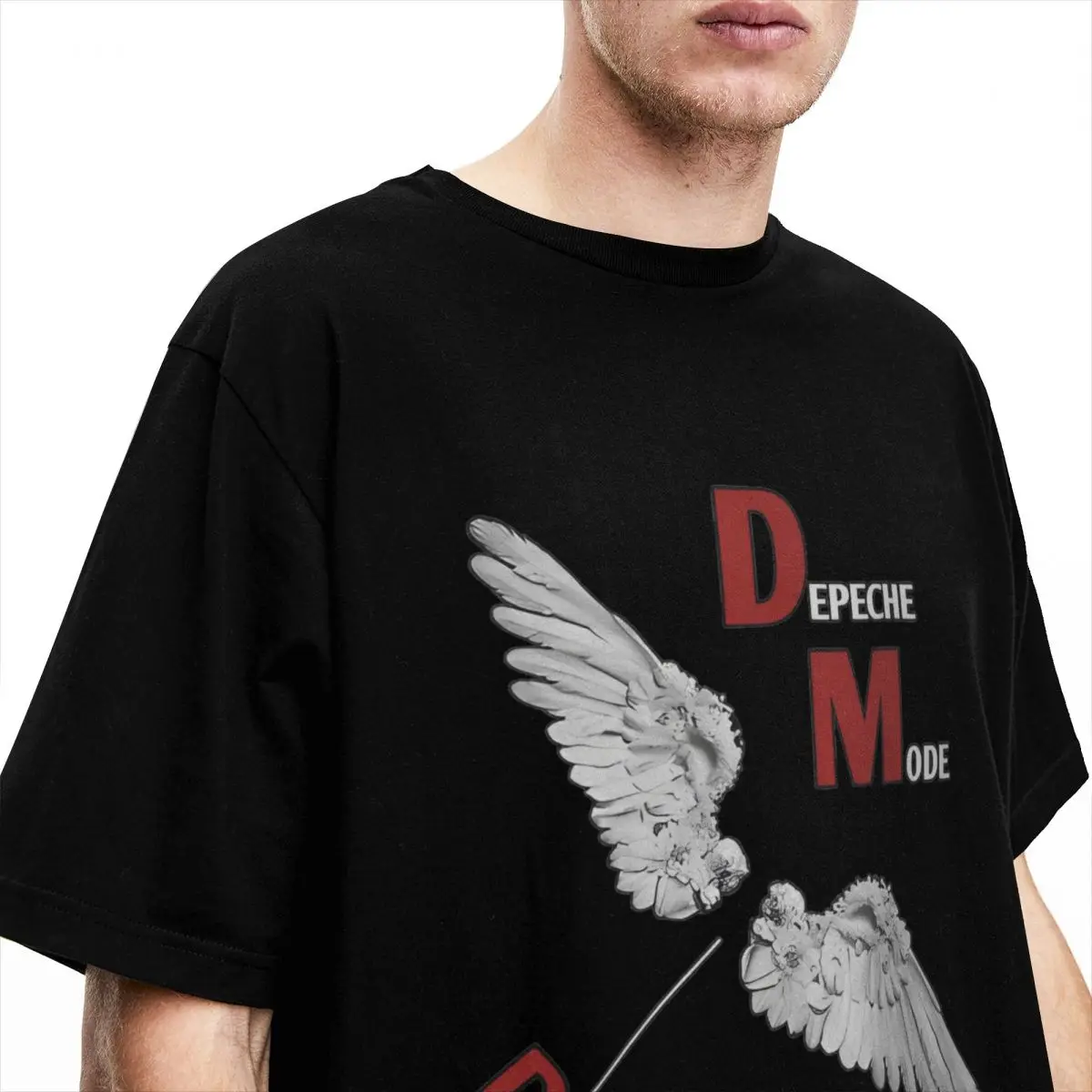 Men Women Depeche Modes Memento Mori Rock Band Shirt Accessories 100% Cotton T-shirt Clothing Vintage Tee Shirt All Seasons