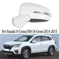 For Suzuki S-Cross / SX4 S-Cross 2014 2015 Auto Door Wing Side Rearview Mirror Assembly Exterior Mirrors