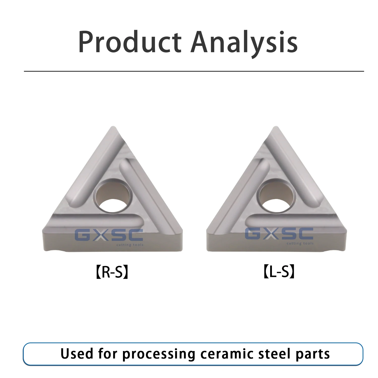 DESKAR TNMG160404L/160408L/160404R/160408R-S LF90 CNC Ceramic Blades Triangular Slotted Inserts Outer Circle Inserts TNMG Series