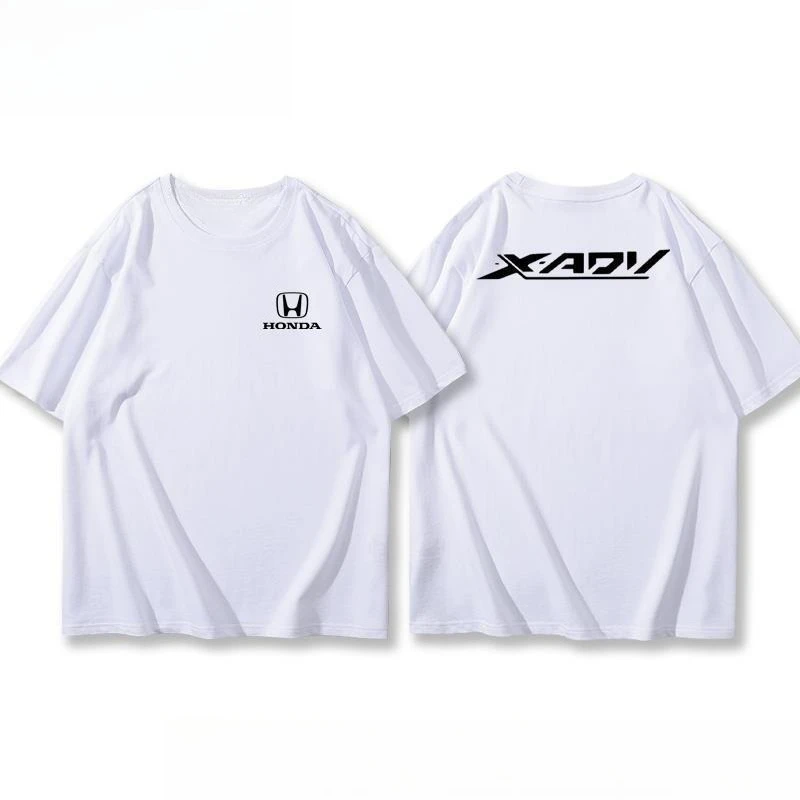 

Honda Car Men's and Women's Short-sleeved Summer Motorcycle Riding T-shirt Overalls Tooling Racing Enthusiasts Casual Top
