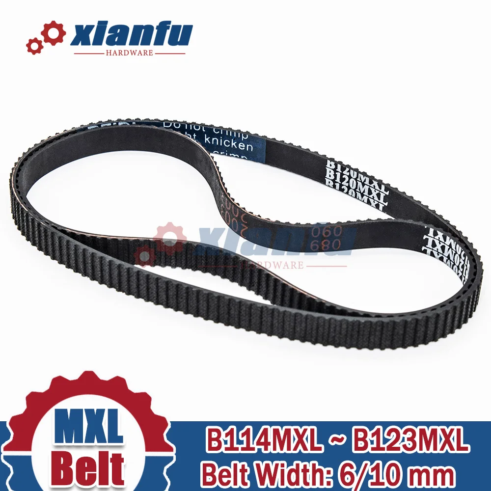 

MXL Rubber Timing Belt Width6/10mm B114MXL B115MXL B116MXL B117MXL B118MXL B119MXL B120MXL B121MXL B122MXL B123MXL Pitch 2.032mm