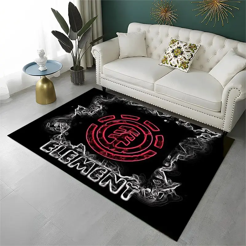 Alfombra Antideslizante para Sala de Estar, Alfombra Suave para Dormitorio, Sala de Juegos, Sofá, Decoración del Hogar, Felpudo, Patineta Clásica E-Element de Boardsport