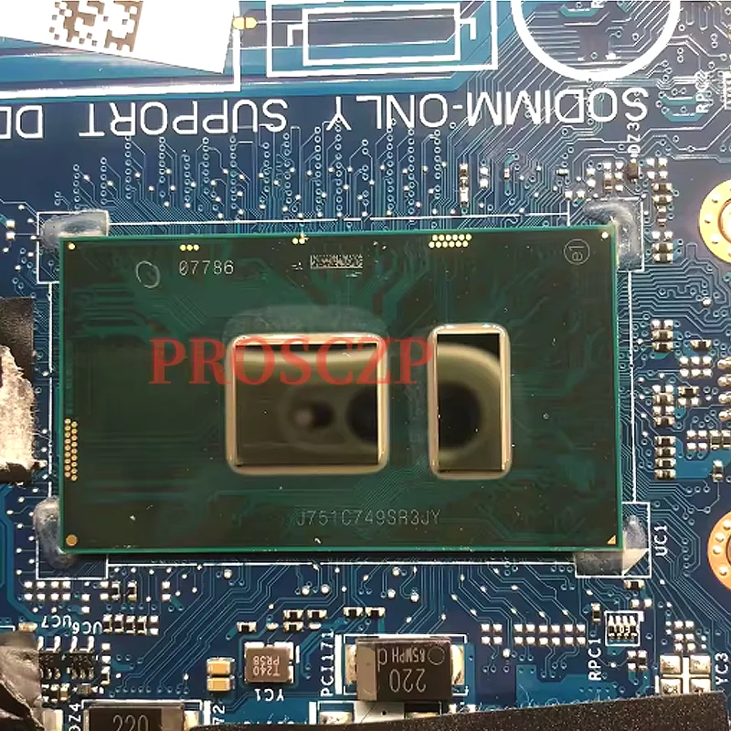 

LA-F115P для DELL Inspiron 3490 3590, материнская плата для ноутбука 0P6JPD 09XJTY 09J1XM 0K6KNT I3 I5, 6/7/8 DDR4, материнская плата для ноутбука