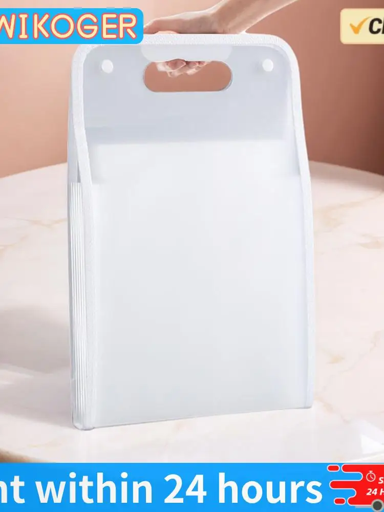 

File Folder Waterproof Receipt Organizer Accordion Filing Folder for Home College School Office