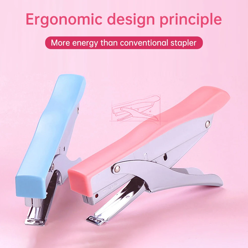 

Степлер KW-triO на 10 листов для переплета бумаги, с пониженным усилием, подходит для 10 листов # Скобы для офиса, школы, дома и магазина