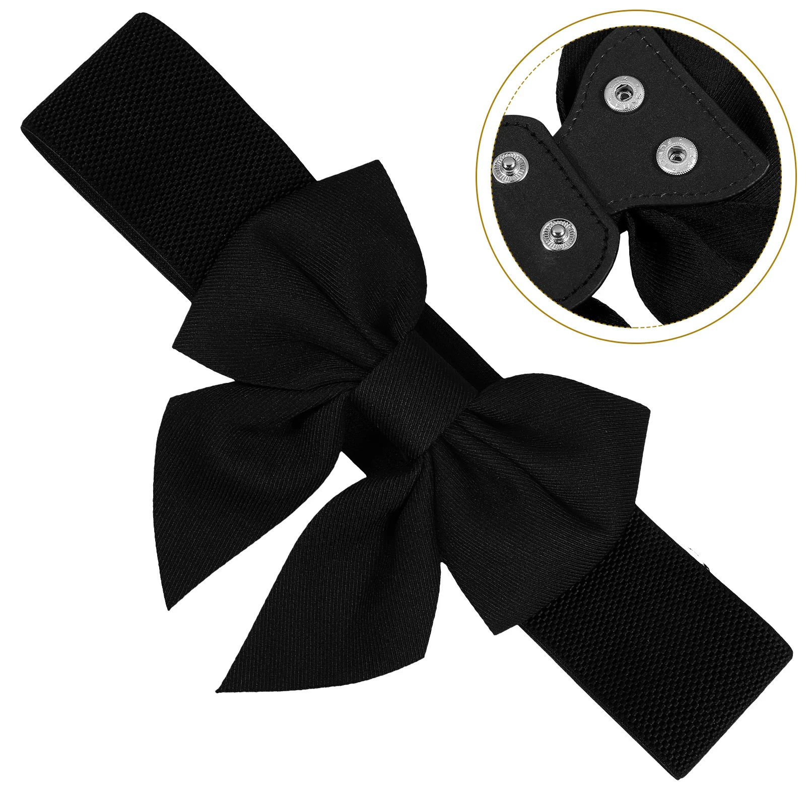 

Elasticated For Women Bow Waistband Dress Sash Sash For Women Fashion Stretch Belt Decorative Ladies Belt