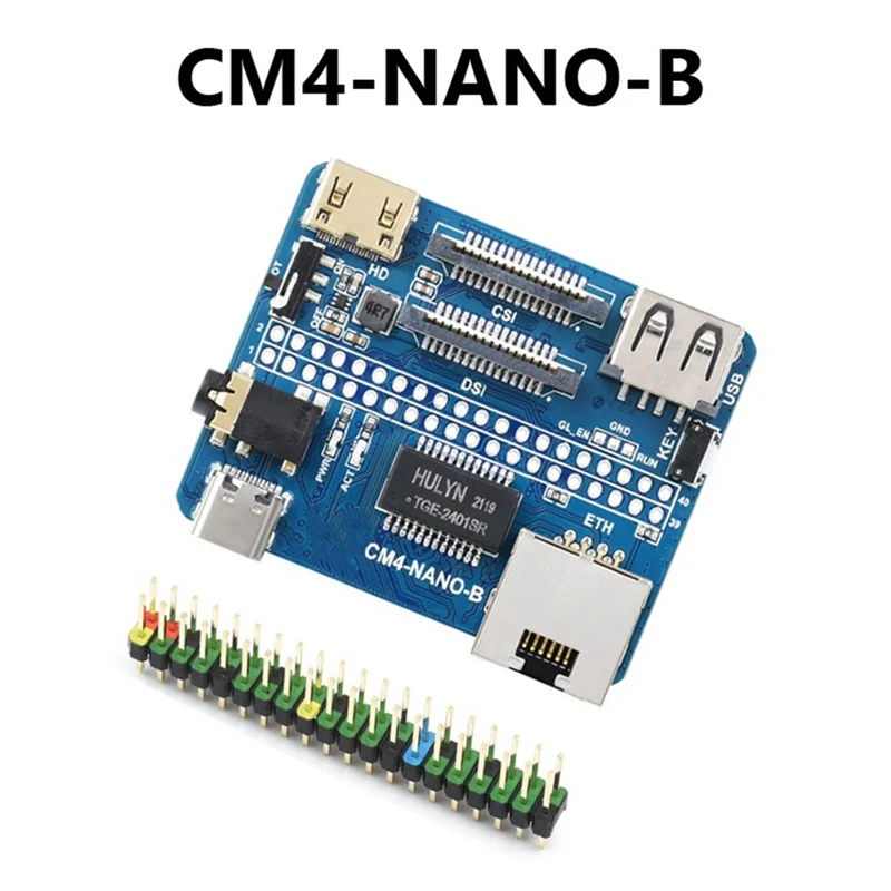 Efficient For Raspberry Pi CM4 NANO B Expansion Board Gigabit RJ45 Port 4K 30Fps 40PIN GPIO For Raspberry Pi Compute Module 4