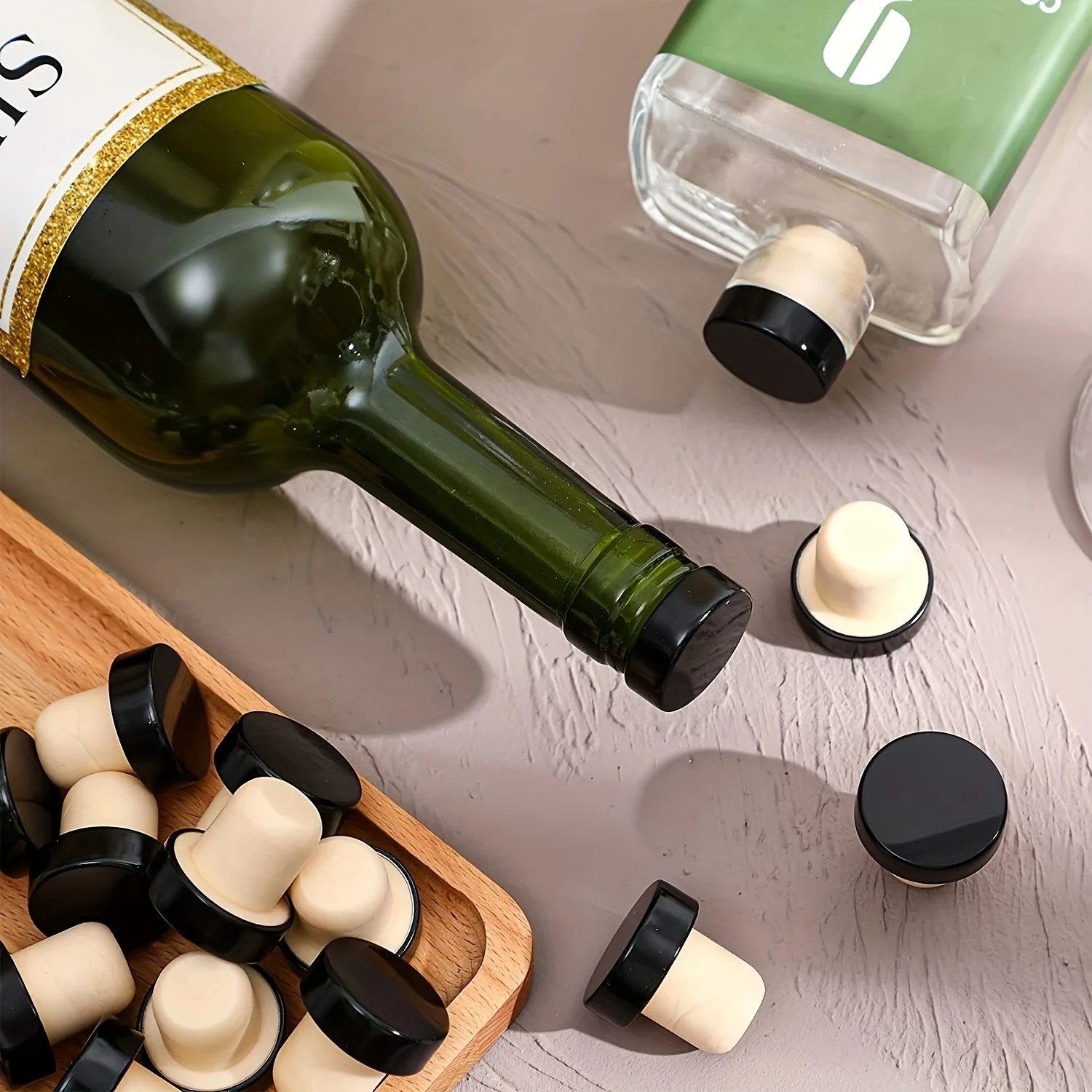 5pcs T-shaped Wine Corks Wine Stoppers Bottle Stoppers Reusable Wine Bottle Stopper Sealing Plug Bottle Cap For Wine Beer Bottle