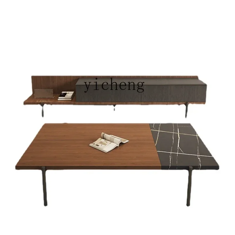 

Минималистичный ТВ-шкаф и чайный столик. Комбинированный чайный столик. Каменная тарелка из массива дерева.