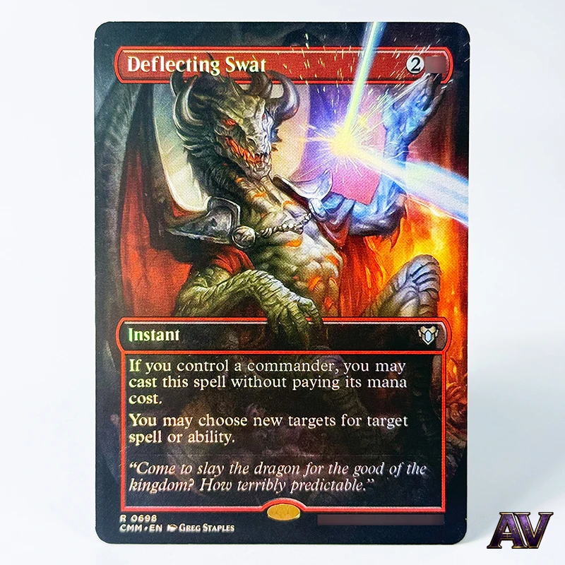 

Коллекционная карта Magic: The Gathering (CMM) R 698 Instant: Фольгированные карты без рамки для домашней игры