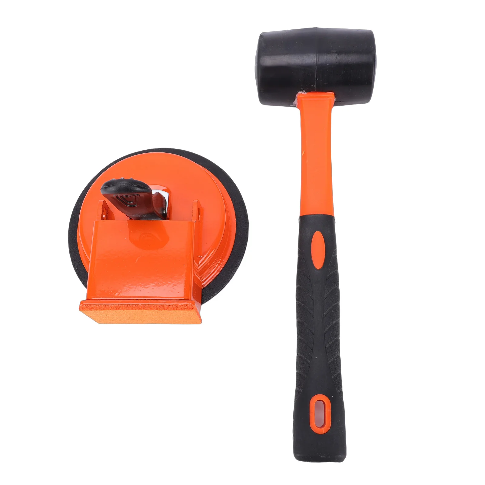 Floor Gaps Fixer Tool Rubber Suction Cup and Hammer Flooring Grabber Kit for Laminate Hardwood Floors