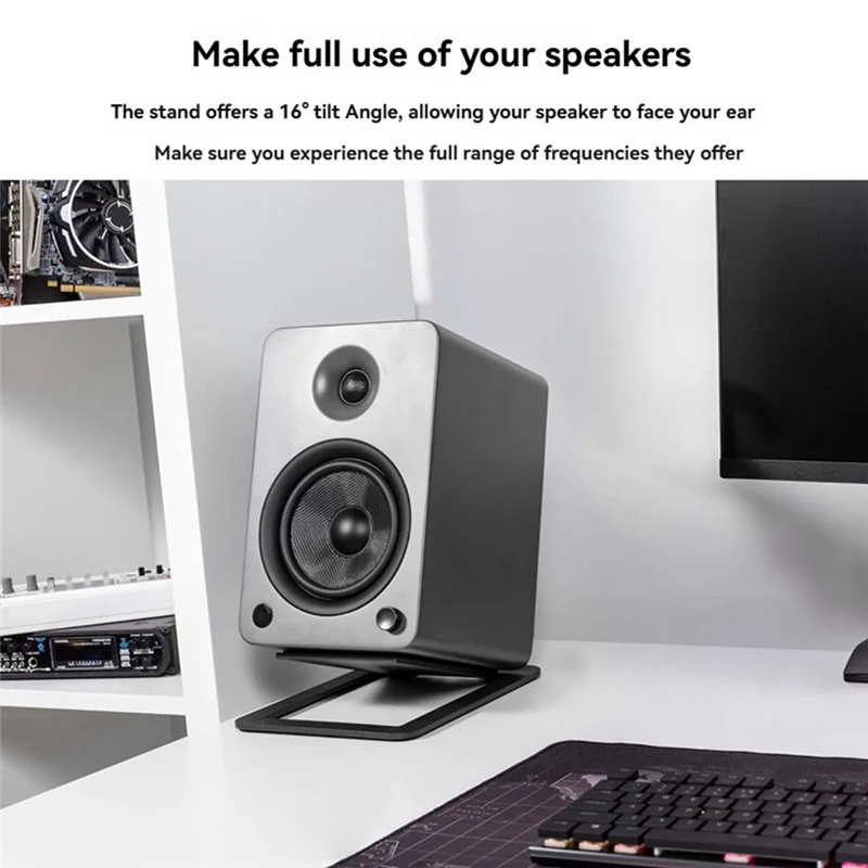 A99E-HIFI Speaker Stand Base Desktop With Shock Absorption And Enhanced Sound Quality Computer Speaker Support