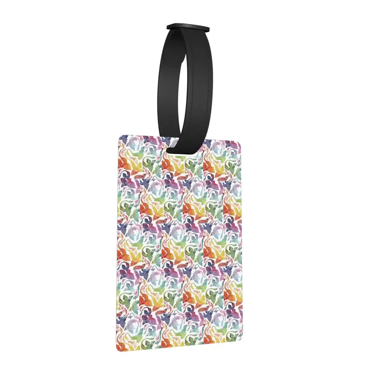 

Багажные бирки Dragon Fire Rainbow, аксессуары для чемодана, портативный багаж, посадочная бирка, держатель этикетки, идентификационное имя, адрес