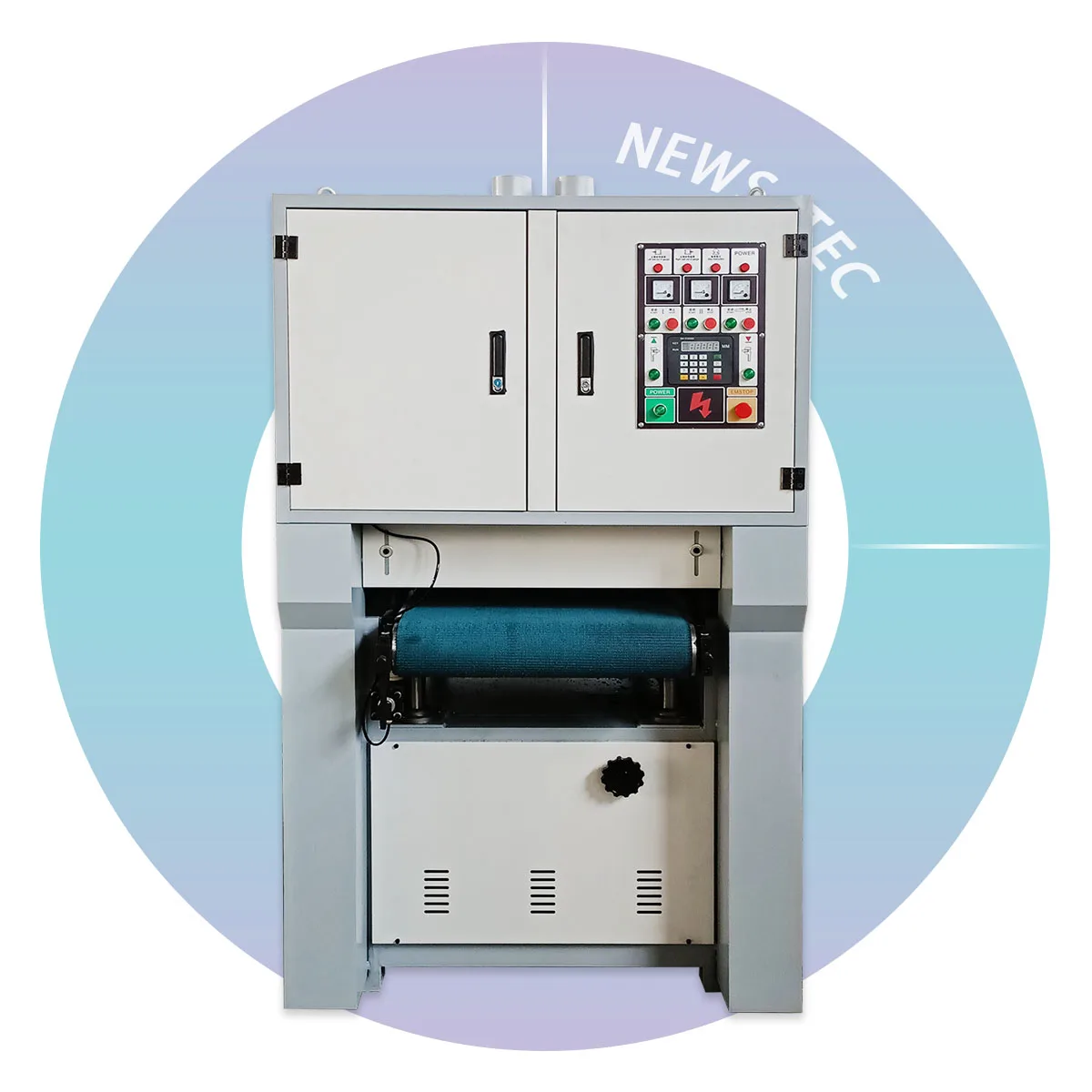 Newstec 630mm Slag Removal Deburring Machine For Small Batch Metal Parts
