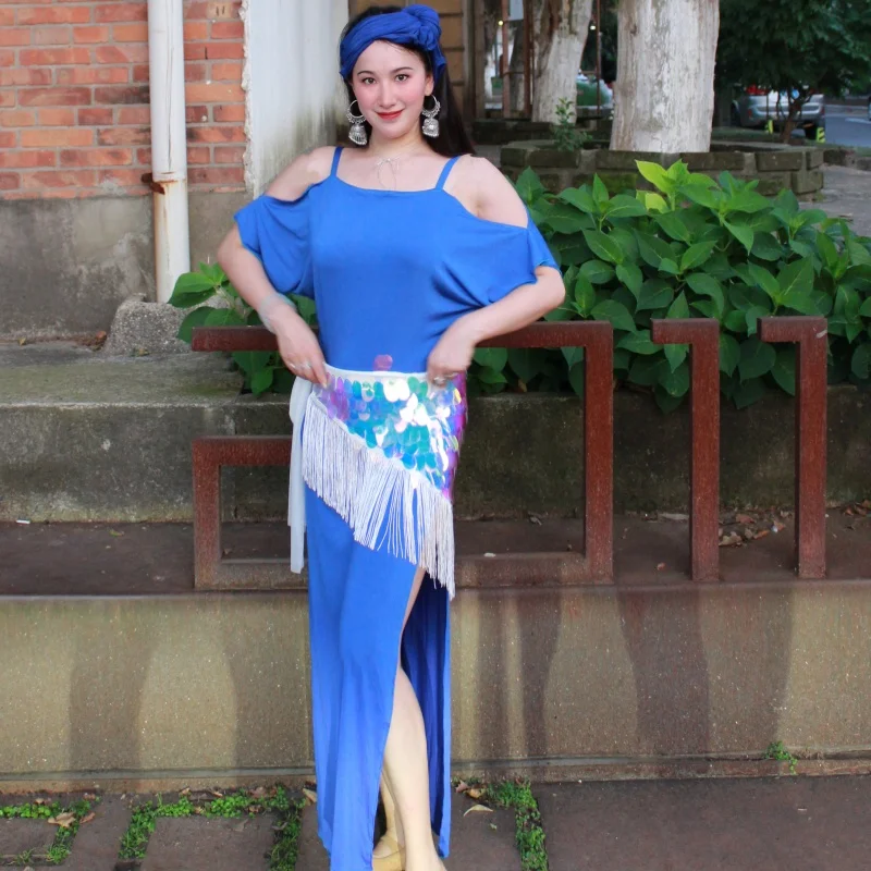 

Костюм для танца живота 2025, женский сексуальный темпераментный халат, костюм для восточного танца Baladi Shaabi, профессиональные халаты для соревнований