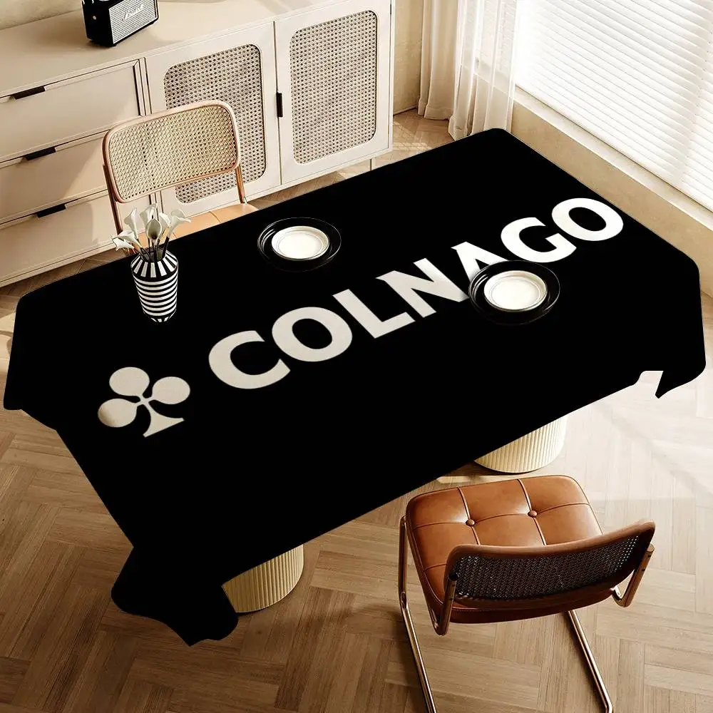 Bicycle C-Colnagos Table Cloth Rectangular Stain Tablecloth Oilcloth Mantel Mesa Impermeable Tablecloth Decoration