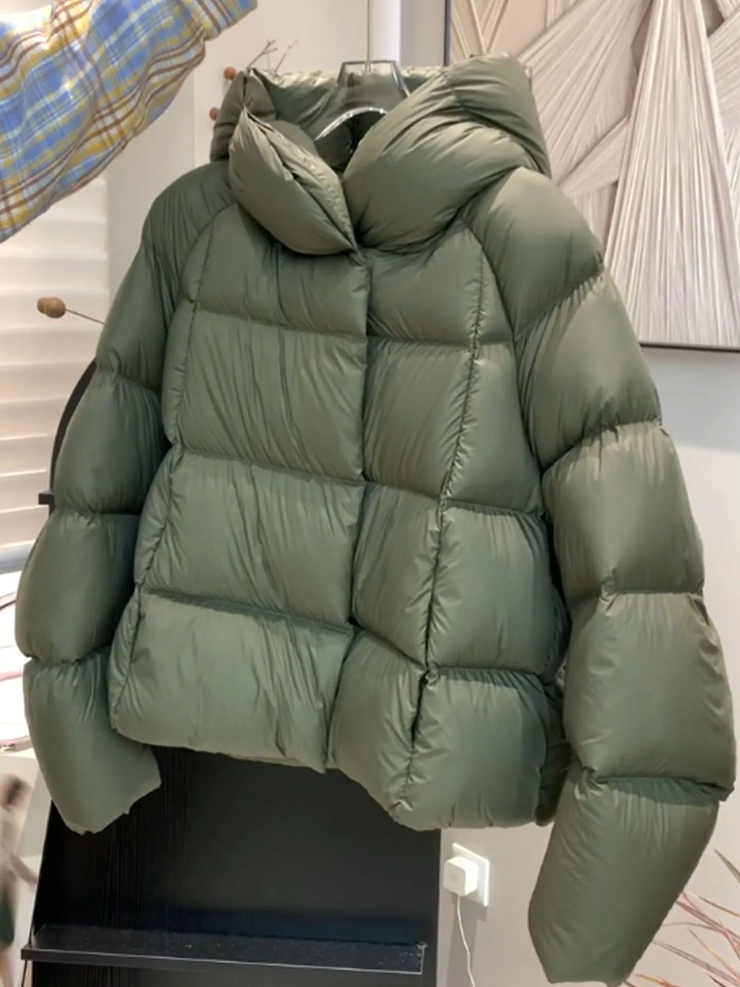 Unique een ort Puffer Jaet femmes 2025 hiver nouveau manteau de pain à capuche Sle petite taille vêtements d'extérieur trajet Faion Polyest...