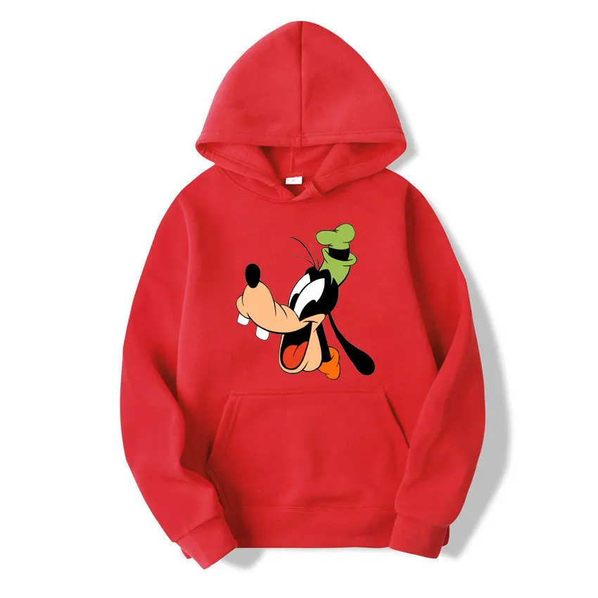 Women's Clothing Free Shipping Disney Original Products Goofy Print Pattern Hoodie Y2k Autumn and Winter Long Sleeve Warm Jacket