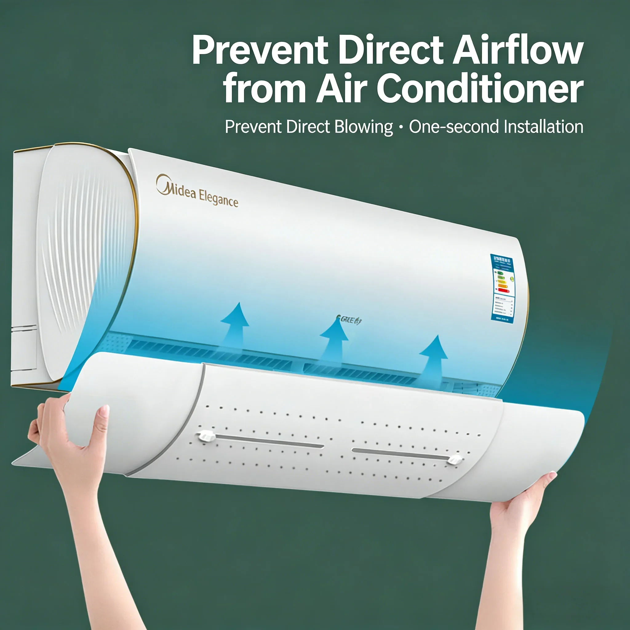 1pcs/4pcs/Central air conditioning wind deflector, home anti-direct blow cold air outlet baffle, maternity confinement air guide