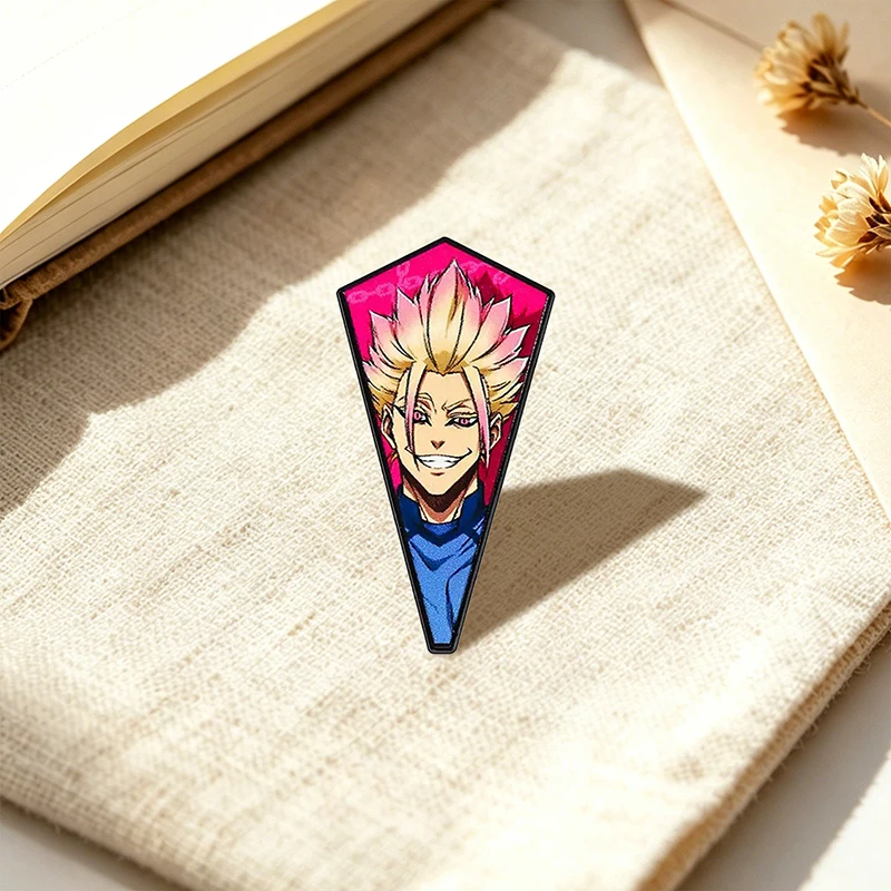Cartoon Character Pins 8-style Enamel Metal Blue Lock Anime Brooch Pin On Clothes Bags Badge Fashion Accessories Gifts