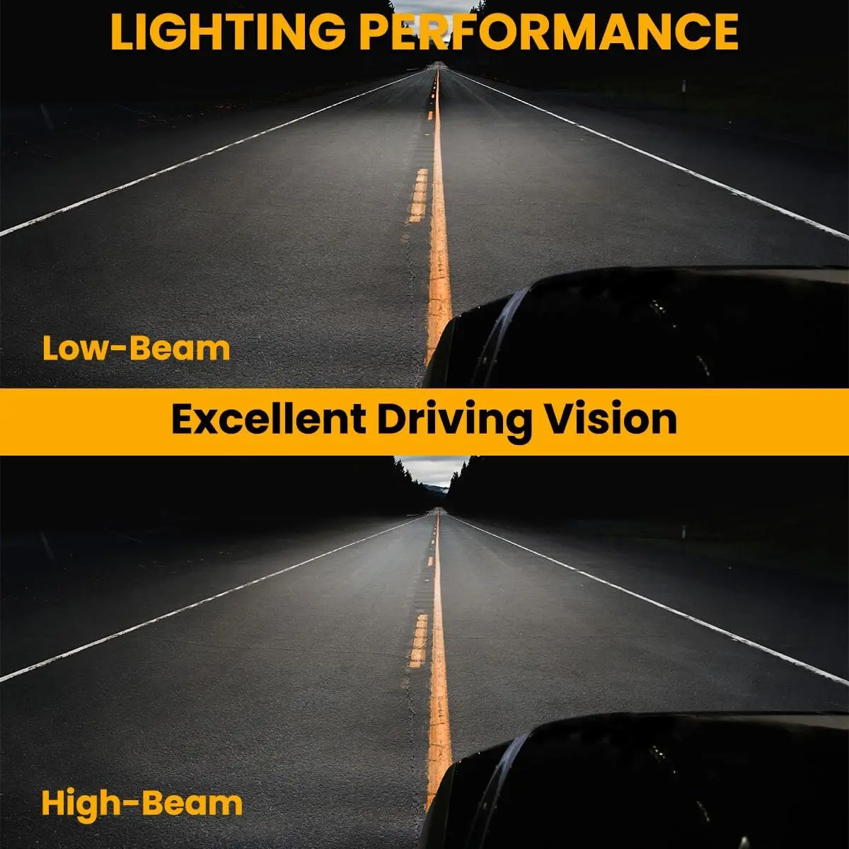 مصابيح أمامية لجهاز عرض هالة مزدوجة LED باللون الأسود النفاث متوافقة مع مجموعة المصابيح الأمامية Dodge Magnum لليسار + الأيمن