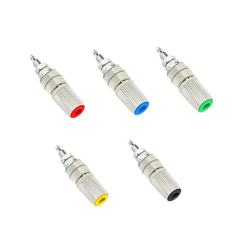 30A High Current Banana Socket M5*45 Pure Copper Terminal Posts 5mm Banana Socket Plug 4mm Terminal Ground Post