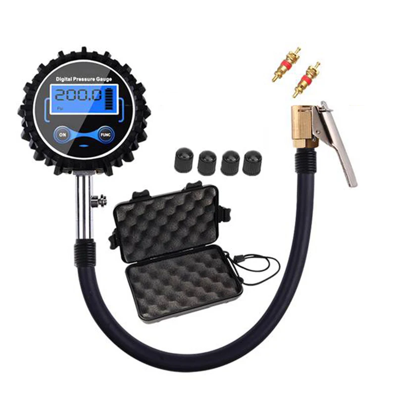 3-200PSI Digital Tire Tire Pressure Gauge Pressure Gauge To Quickly Measure The Pressure Of Car Tires