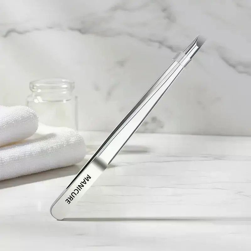 Stainless Steel Tweezers Tool Suitable For Eyebrow Eyelash Application Beard & Mustache Trimming False Eyebrow Applicator Gifts