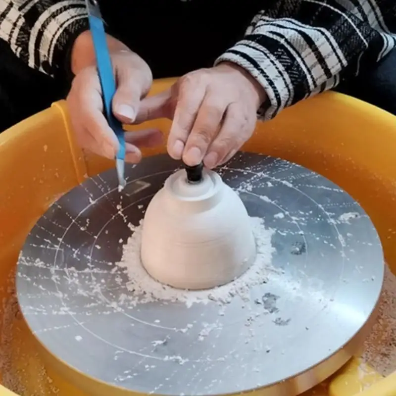 8Pcs Keramik Zentrierung Assistent Werkzeuge Kunststoff Ton Bildhauerei Positionierung Hilfe für Keramik Keramik Trimmen B03E – Detail 7