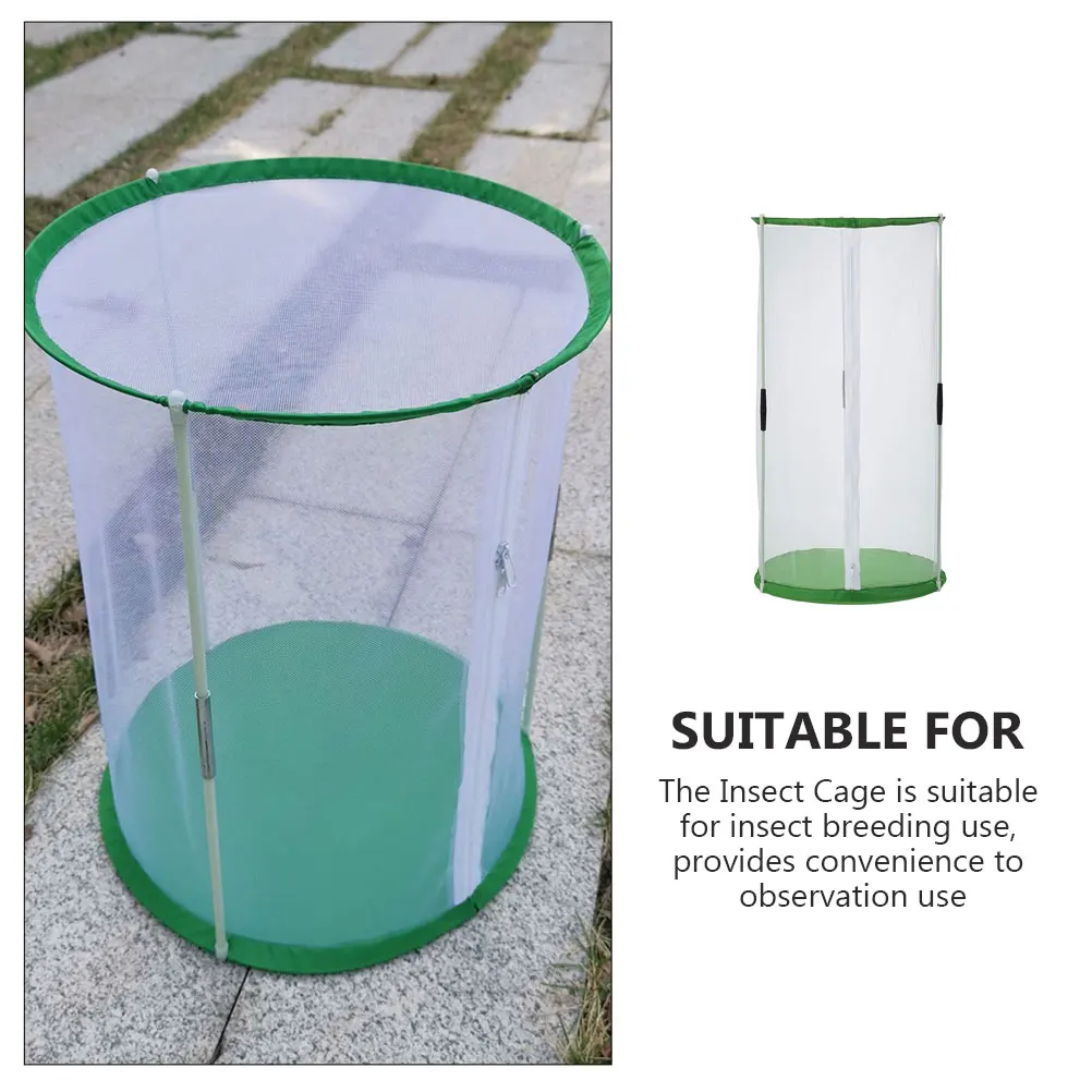 

Butterfly Cage φ30x60 Lightweight Portable Observation Enclosures Breathing Habitat Cage Insect House Pet Supplies